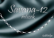 Savana 12 - řetízek nerez ocel